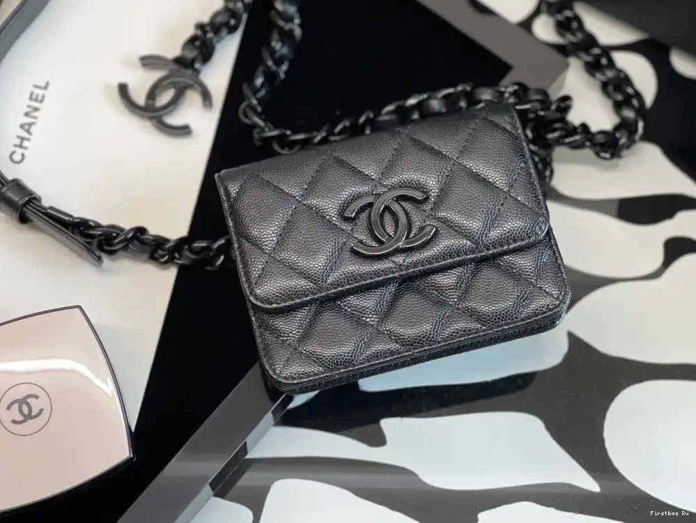 Firstbag Ru CHANEL CARD HOLDER FLAP BELT 0509